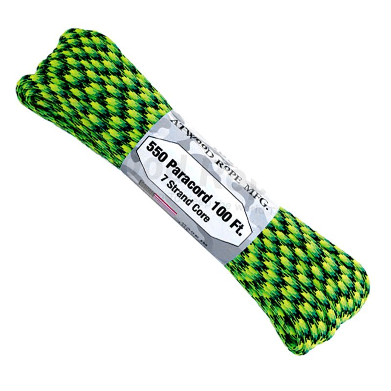 550 Paracord 100ft Colour Changing 7 Strand Core - Chameleon