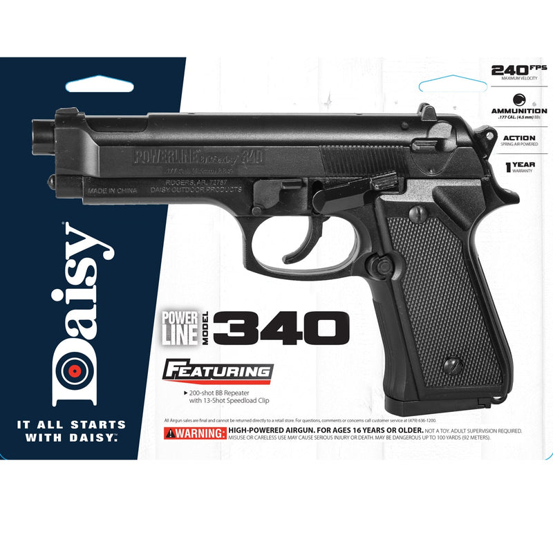 Daisy PowerLine 340 Springloaded 1.77 pistol