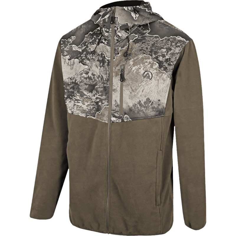 Ridgeline Men's Excape Camo/Beech Ascent Half-Shell Jacket