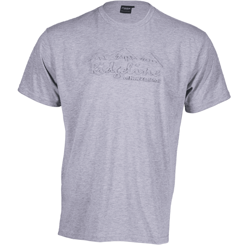 Ridgeline Men's Grey Embossed Tee