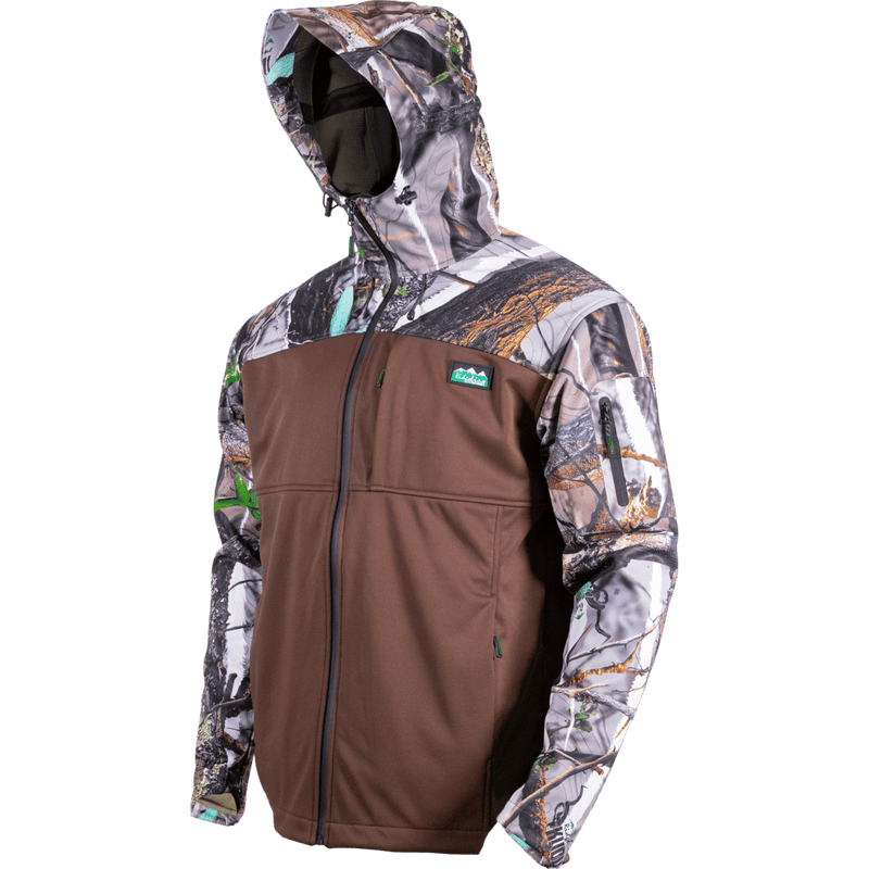 Ridgeline Men's Kudu Camo/Brown Ascent Softshell Jacket