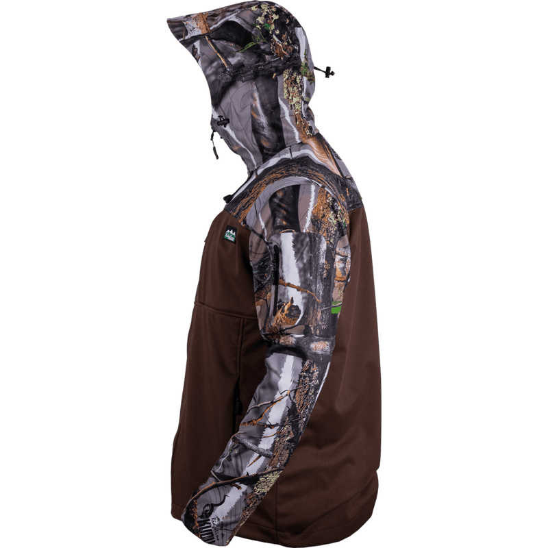 Ridgeline Men's Kudu Camo/Brown Ascent Softshell Jacket