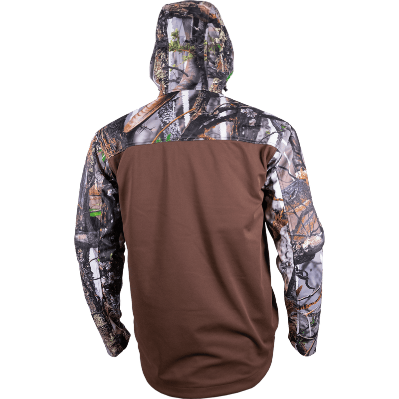 Ridgeline Men's Kudu Camo/Brown Ascent Softshell Jacket