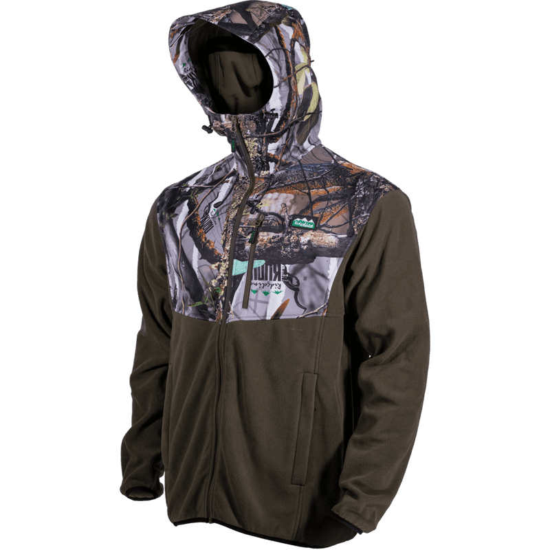 Ridgeline Men's Kudu Camo/Olive Ascent Half-Shell Jacket