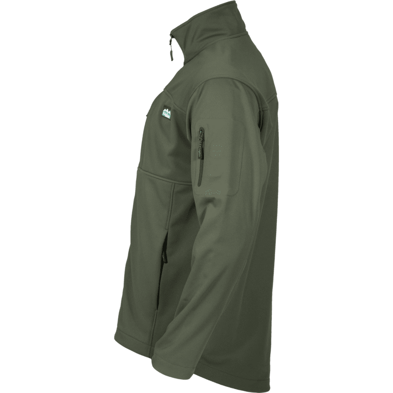 Ridgeline Men's Olive Green Ascent Softshell Jacket