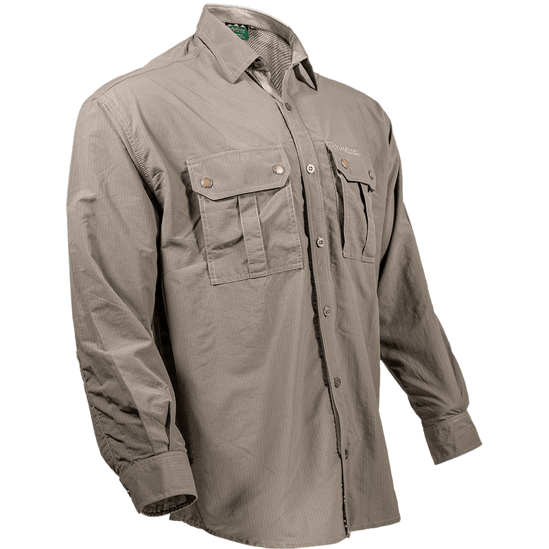 Ridgeline Men's Olive L/S Quick Dry Shirt