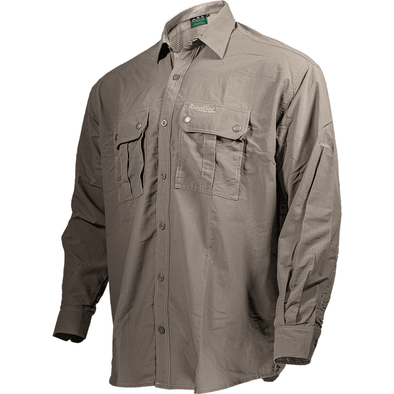 Ridgeline Men's Olive L/S Quick Dry Shirt