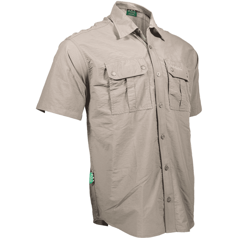 Ridgeline Men's Olive S/S Quick Dry Shirt