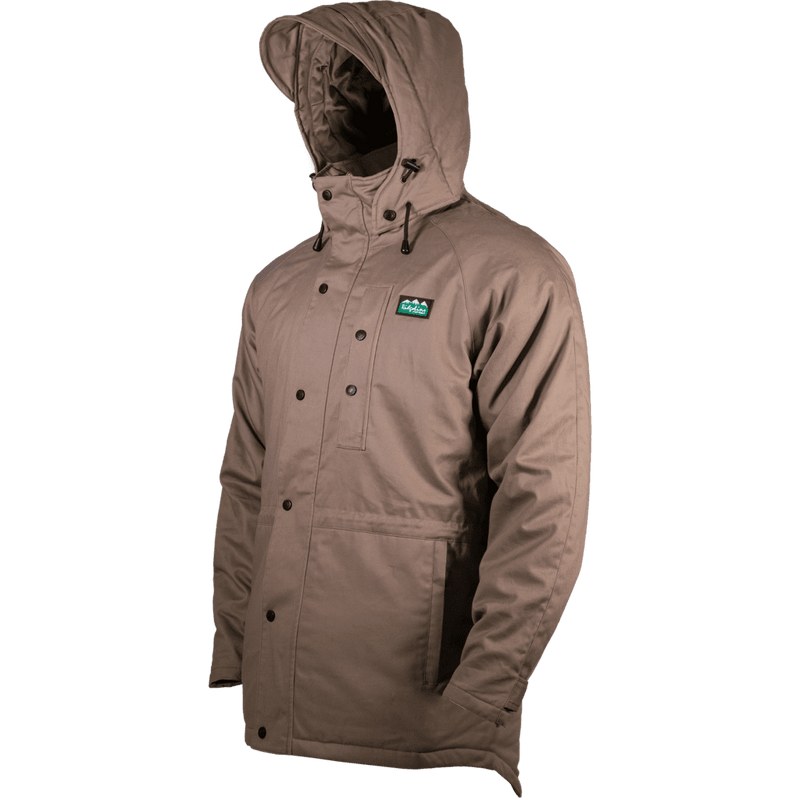 Ridgeline Monsoon Cotton Jacket Khaki – All-Weather Adventure Ready