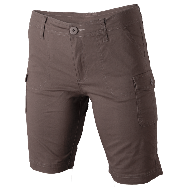 Wildebees Ladies Stretch Cargo Short Khaki