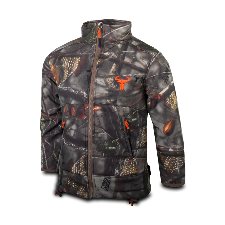 Wildebees WBB068 Bosveld Camo Kids Softshell Jacket