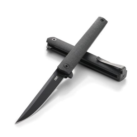 CRKT CEO Flipper Black Out w/Black EDP Blade Finish