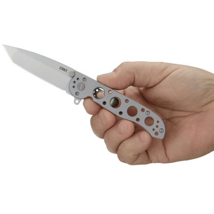 CRKT M16-02SS Tanto Stainless Steel Handle with Bead Blast Blade Finish