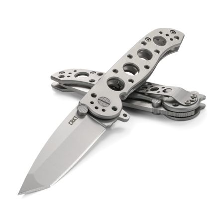 CRKT M16-02SS Tanto Stainless Steel Handle with Bead Blast Blade Finish