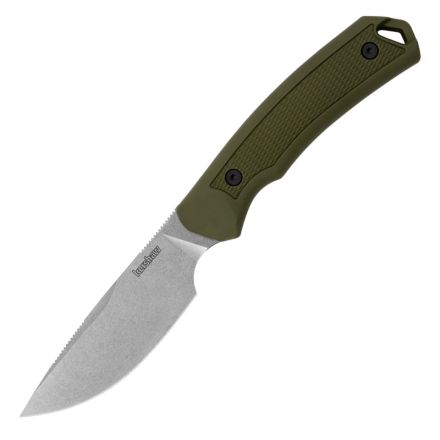 Kershaw Deschutes Skinner Olive with Stone Wash Blade Finish