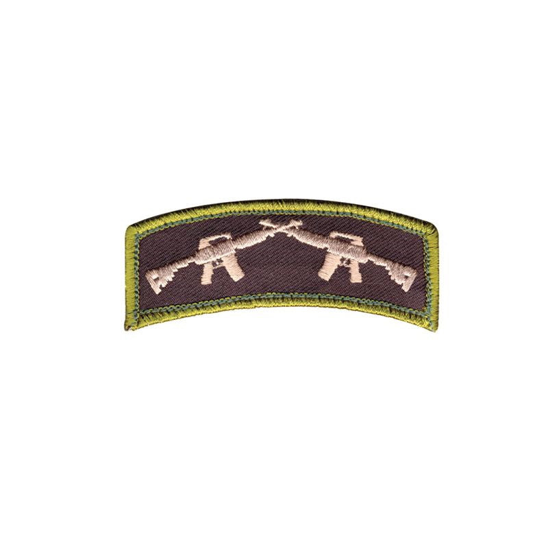 Embroidered Morale Patch - Crossed Rifles 1.25" x 3"